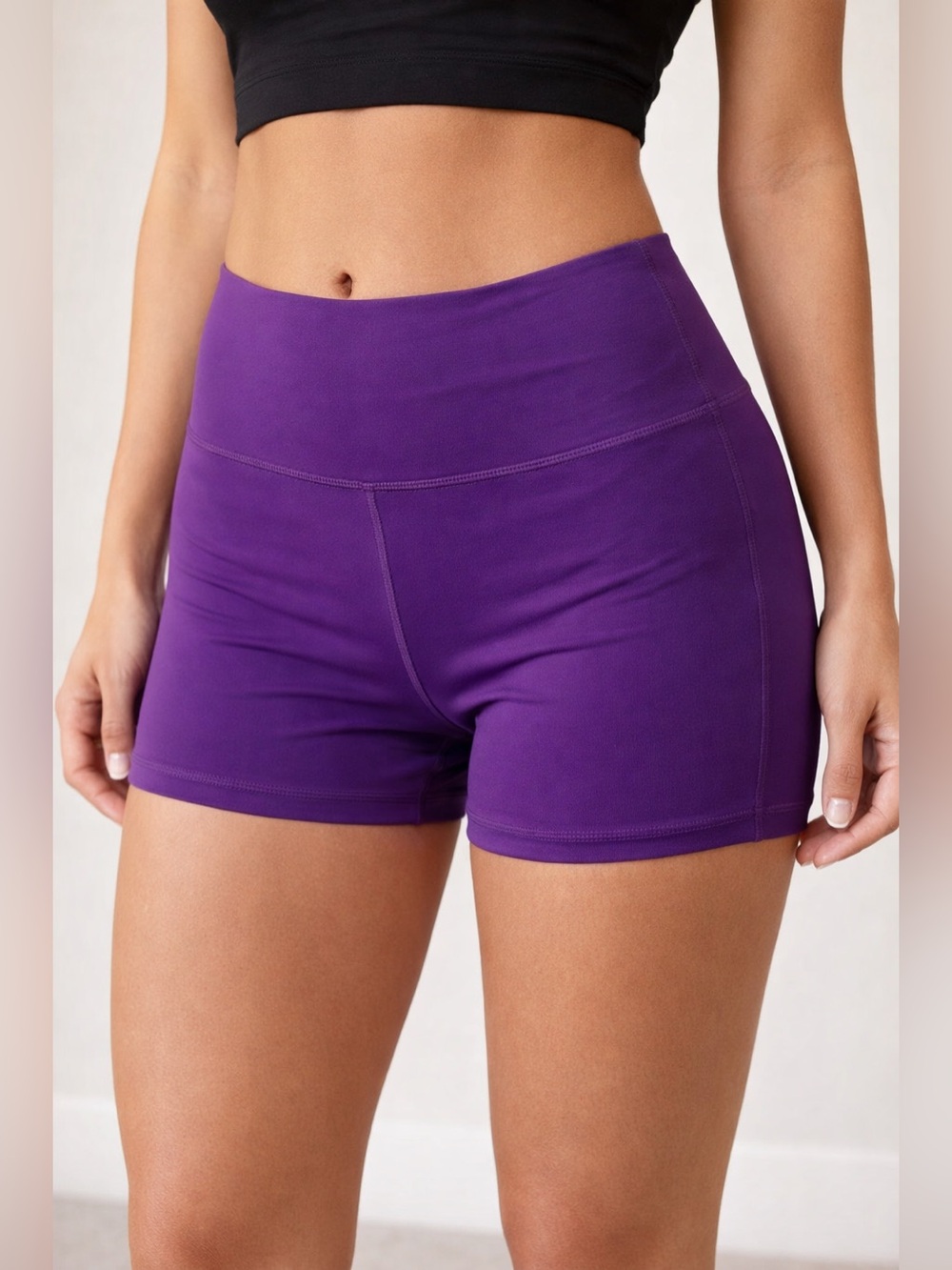 Lululemon NWT Purple Align  4” High-Rise Shorts Size 14
